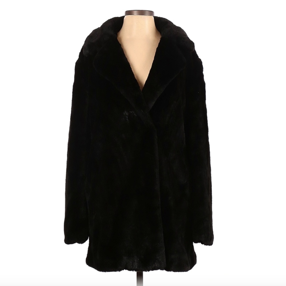 John & Jenn faux fur coat